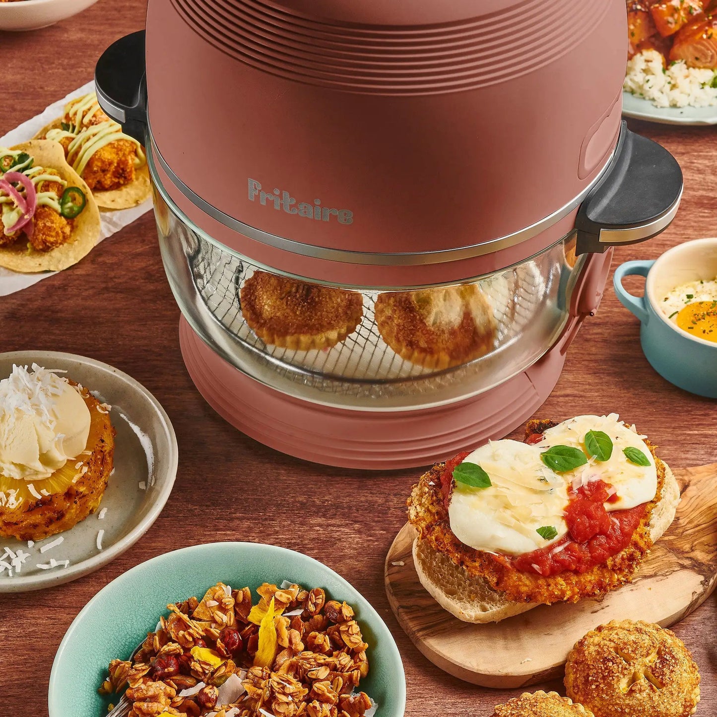 Self-Cleaning Air Fryer™ & Non-Toxic Air Fryer™ - Mauve Rose from PriceLows™
