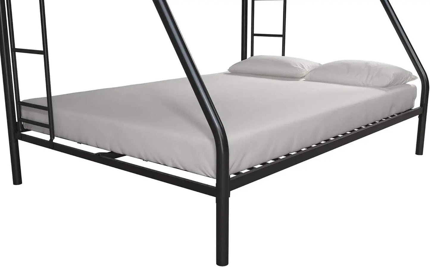 Dusty Metal Bunk Bed Frame Twin Over Full Black Finish from PriceLows™