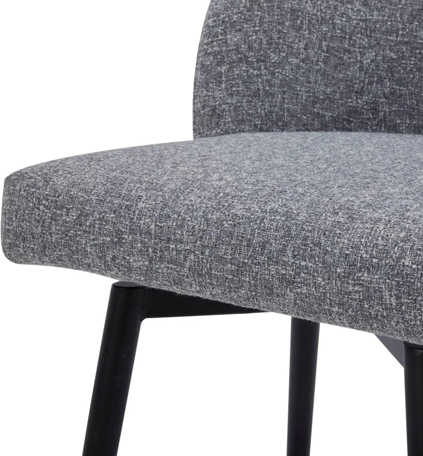 Set Of 3 Counter Height Bar Stools 360 Degree Swivel Grey from PriceLows™