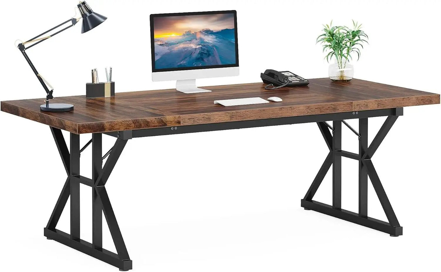 Seventy Inch Executive Desk For Office Workstation from PriceLows™