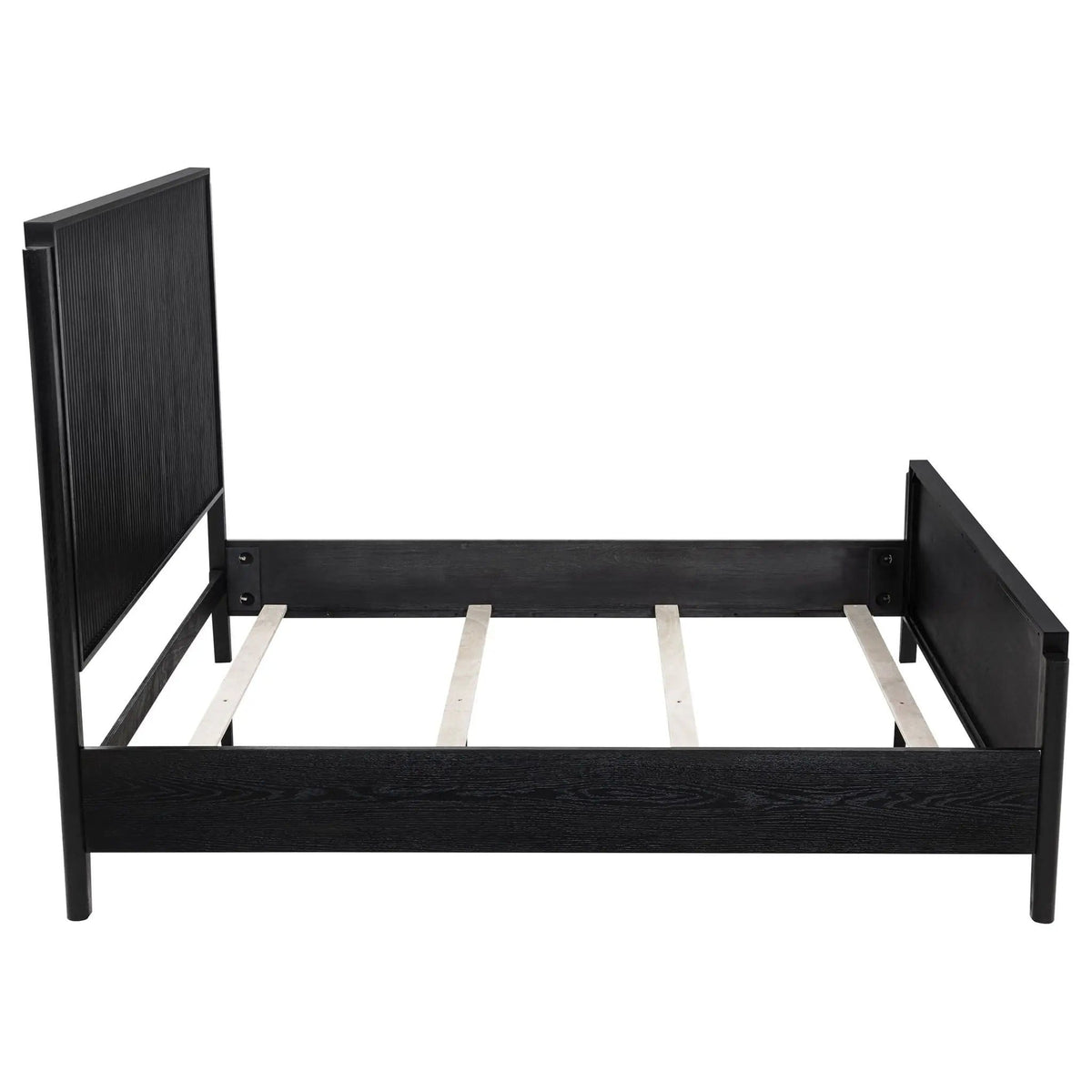 Brookmead Wood Queen Panel Bed | 63.75 x 85 x 60 in | Wood | Black