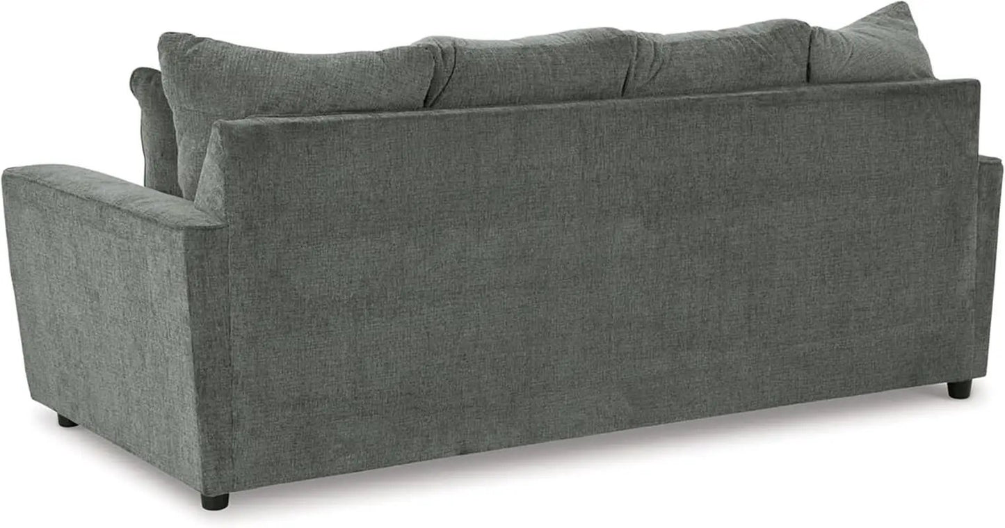 Gray Upholstered Casual Sofa With Flared Arms Modern from PriceLows™