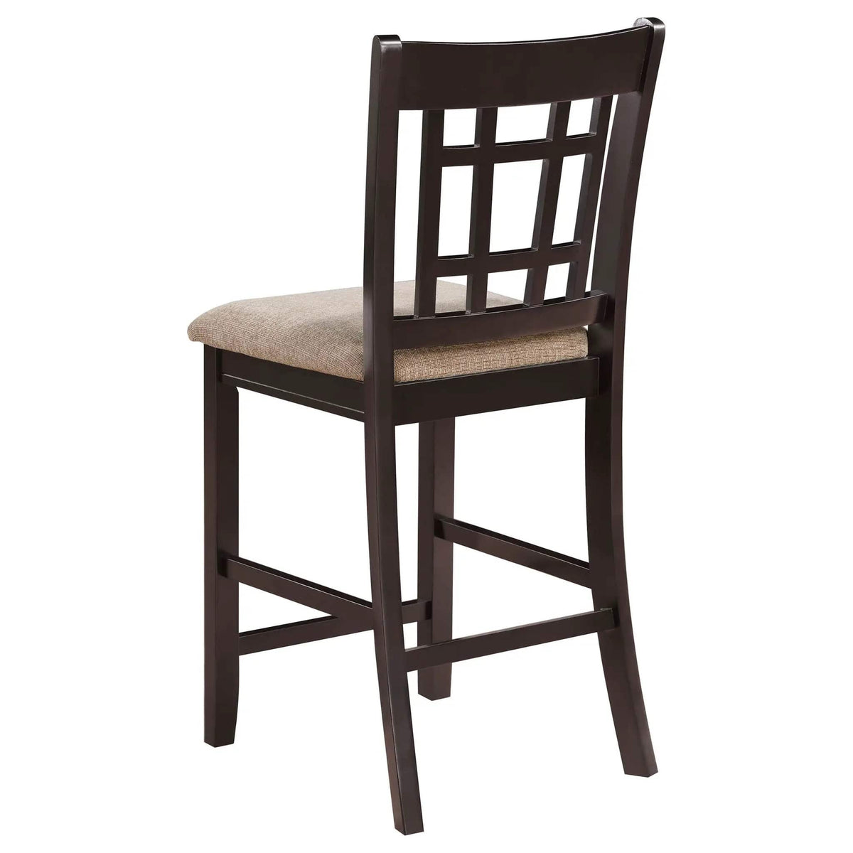 Lavon Wood Counter Height Dining Chair Tan and Espresso (Set of 2) Counter Height | 18.5 x 20.25 x 41.25 in | Wood | Dining Room