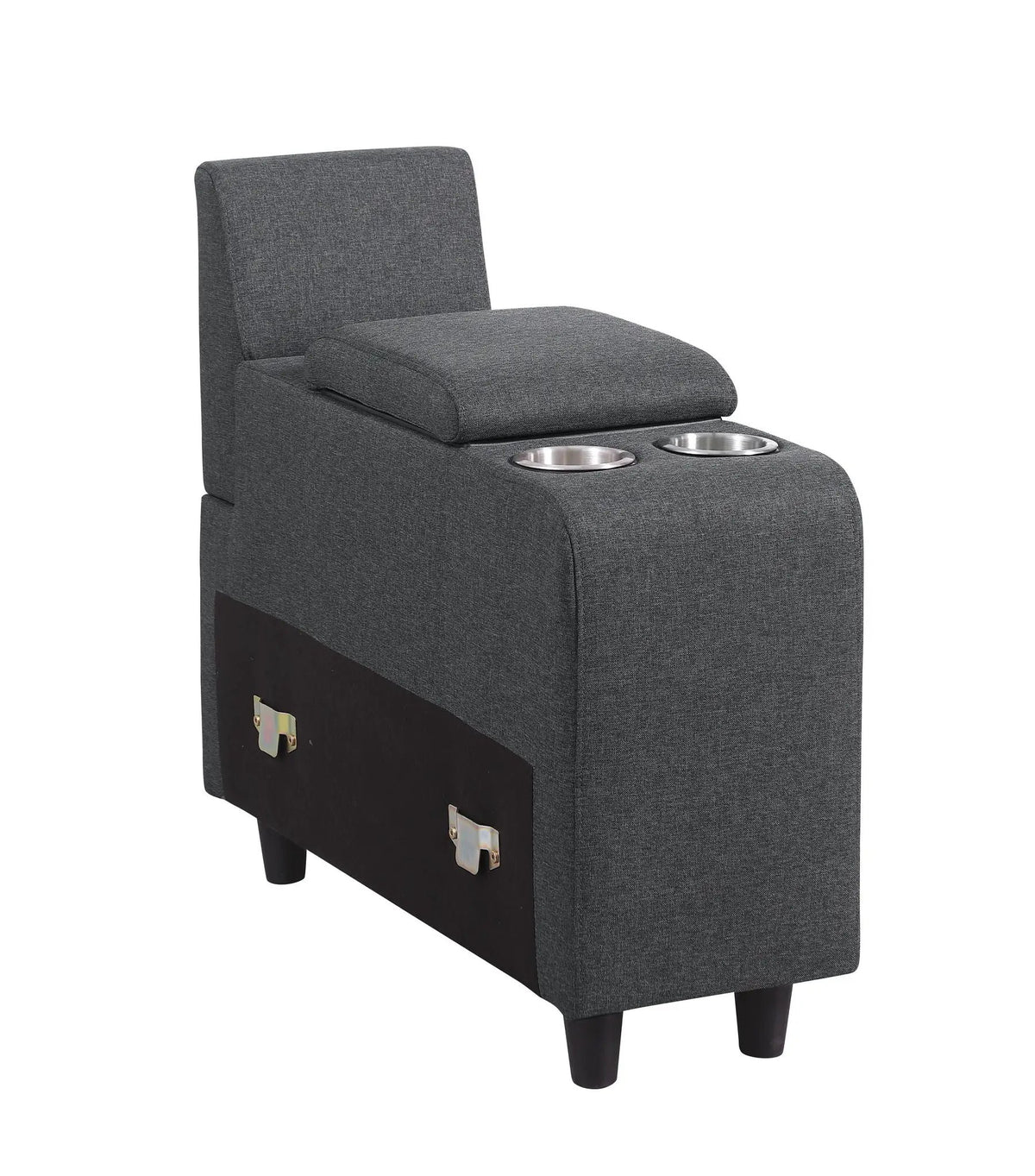 Tina 8-Piece Sectional | Upholstered Design | Ottoman Included | USB Cupholder Console