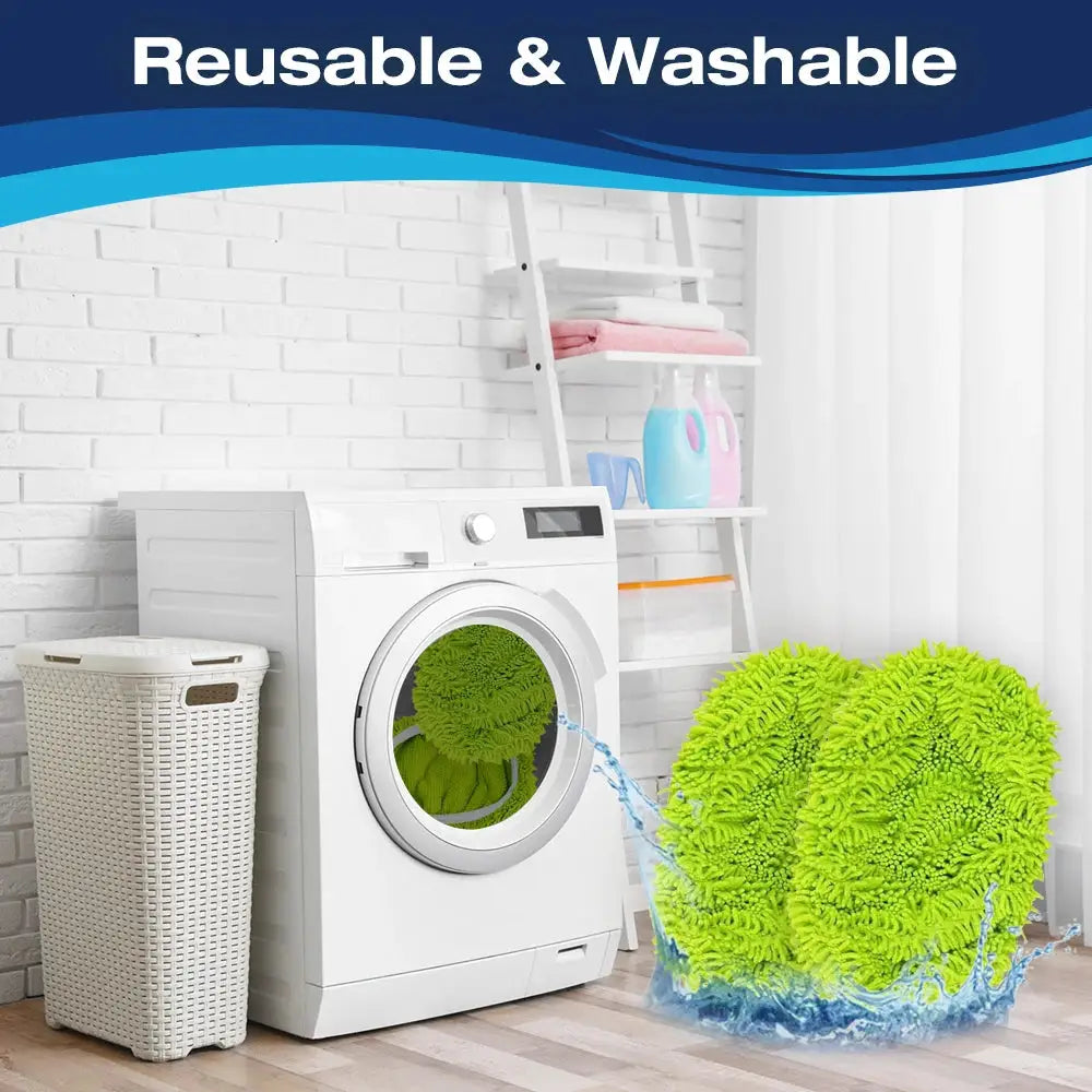 HOME TIMES Reusable Mop Pads Compatible with Swiffer Sweeper Mop, Microfiber Dry Sweeping Cloths, Wet Pads Refills 5 Pack from PriceLows™