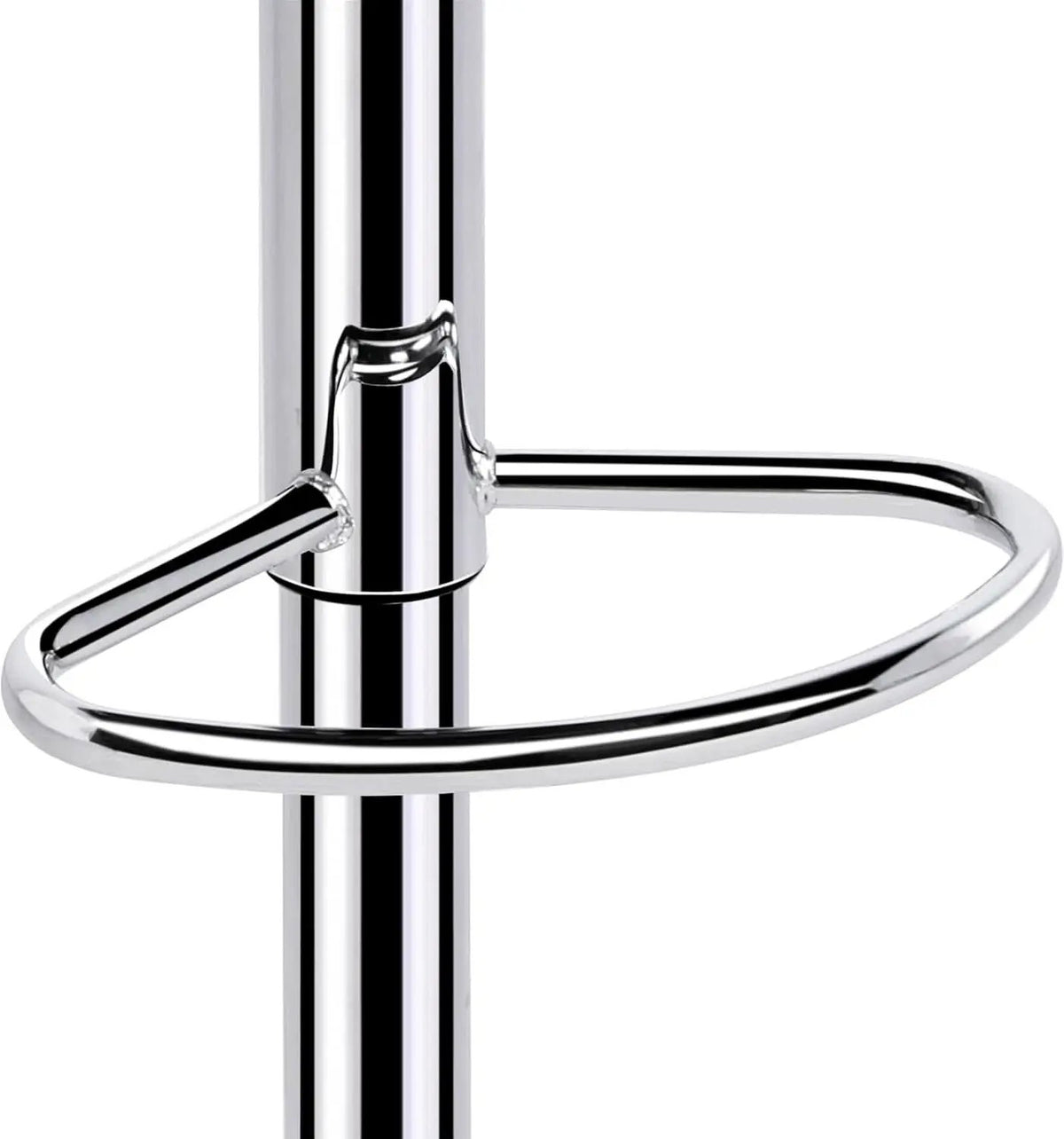 Adjustable Bar Stools Set Of 2 In Black PU Leather from PriceLows™