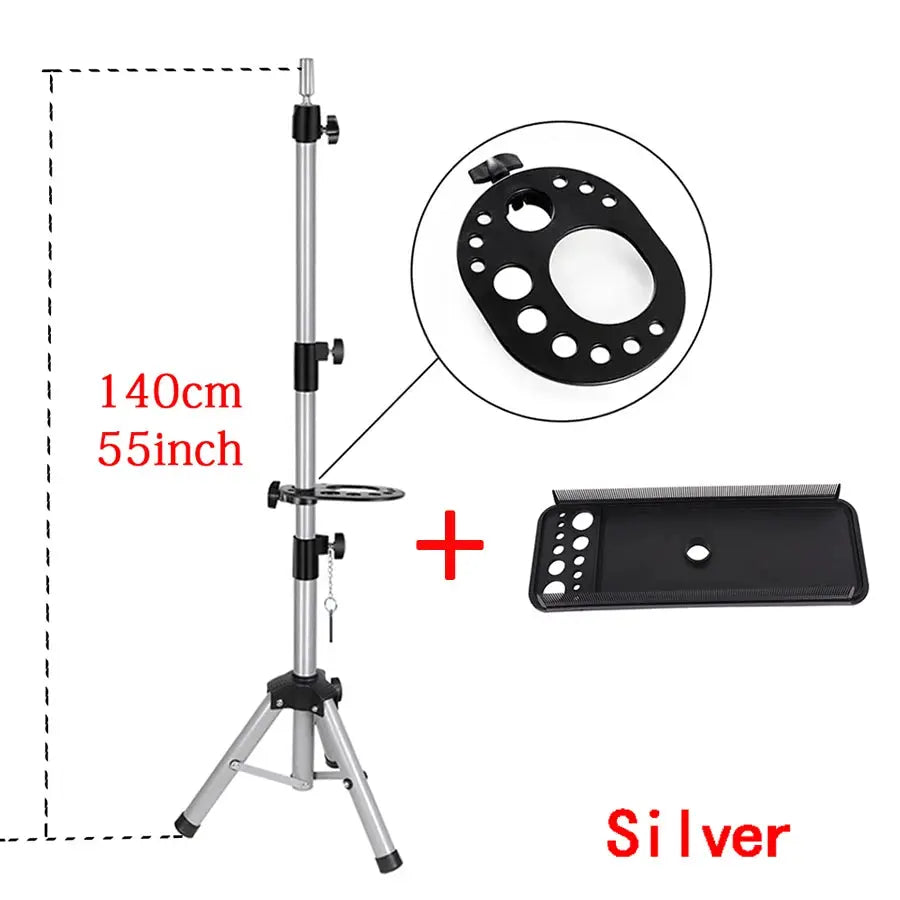 Adjustable Tripod Wig Stand | 55 Inch | PriceLows™