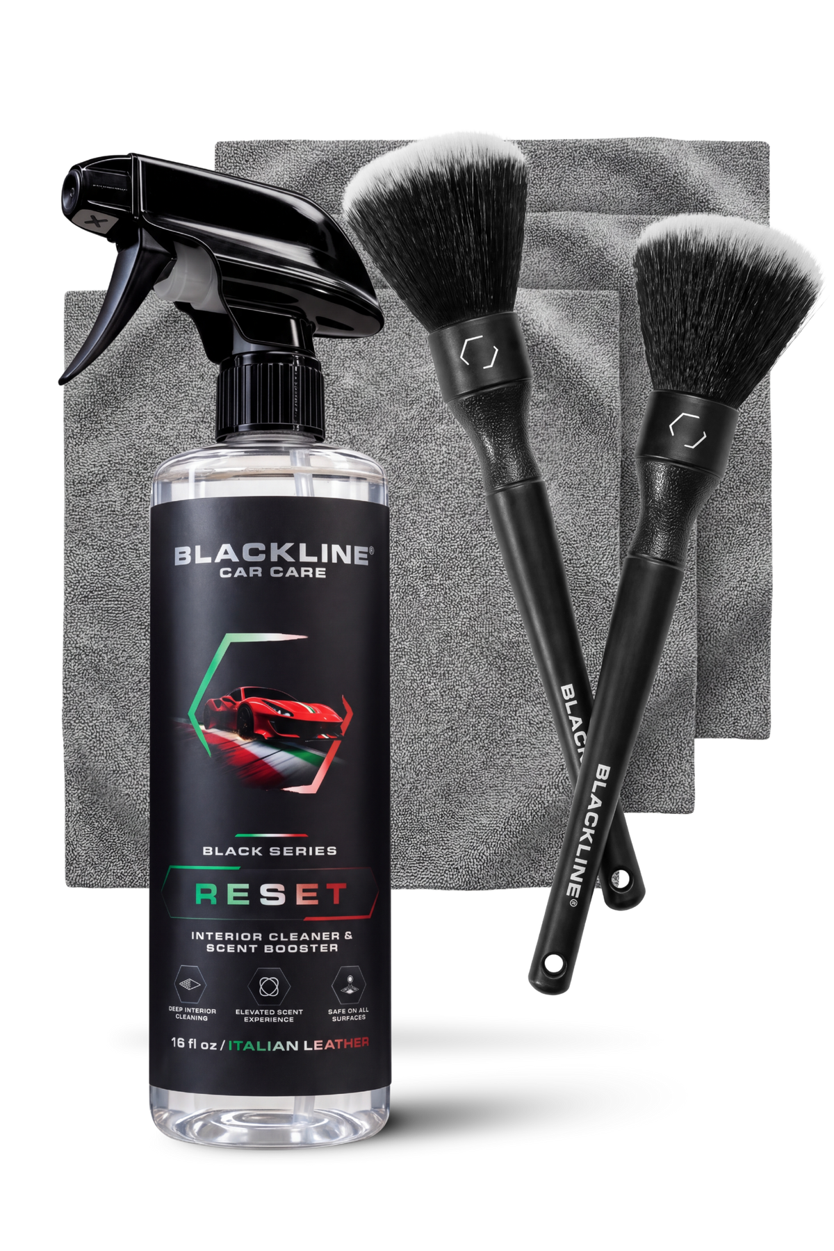 BLACKLINE Ultra-Soft Detail Brush Set | Feather Tip
