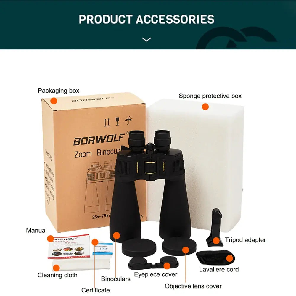 Binoculars | 25-75X70 Magnification | PriceLows™