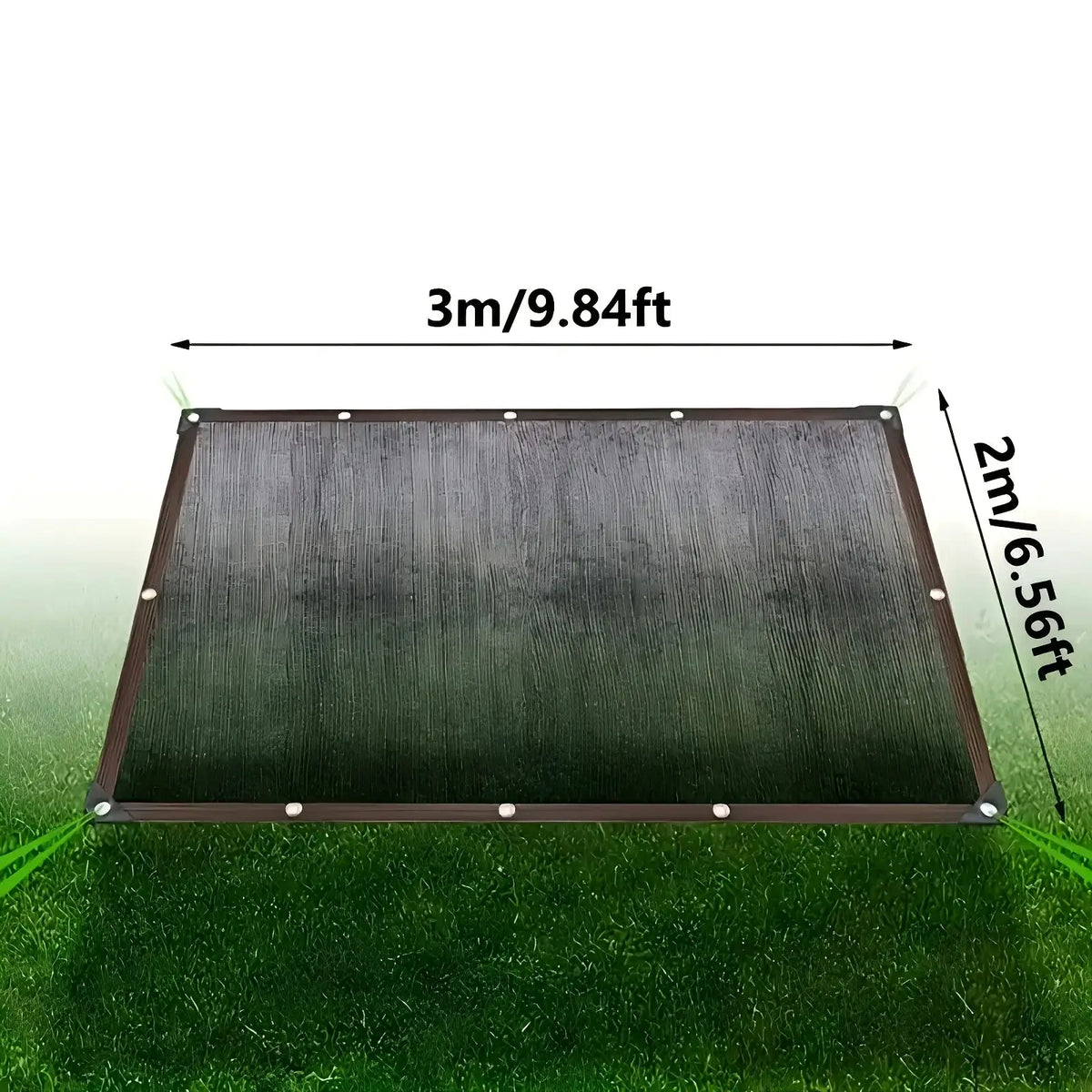 Black Shade Cloth Netting 6x10ft HDPE | With Grommets | PriceLows