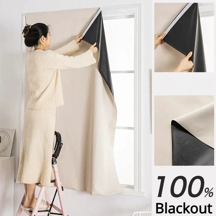 Blackout Curtains | Self Adhesive 1050gsm | PriceLows™
