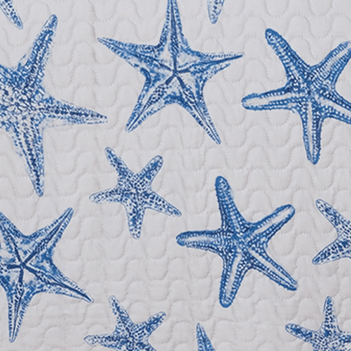 Blue Seashell Coastal Quilt Set - Trinidad Collection from PriceLows™