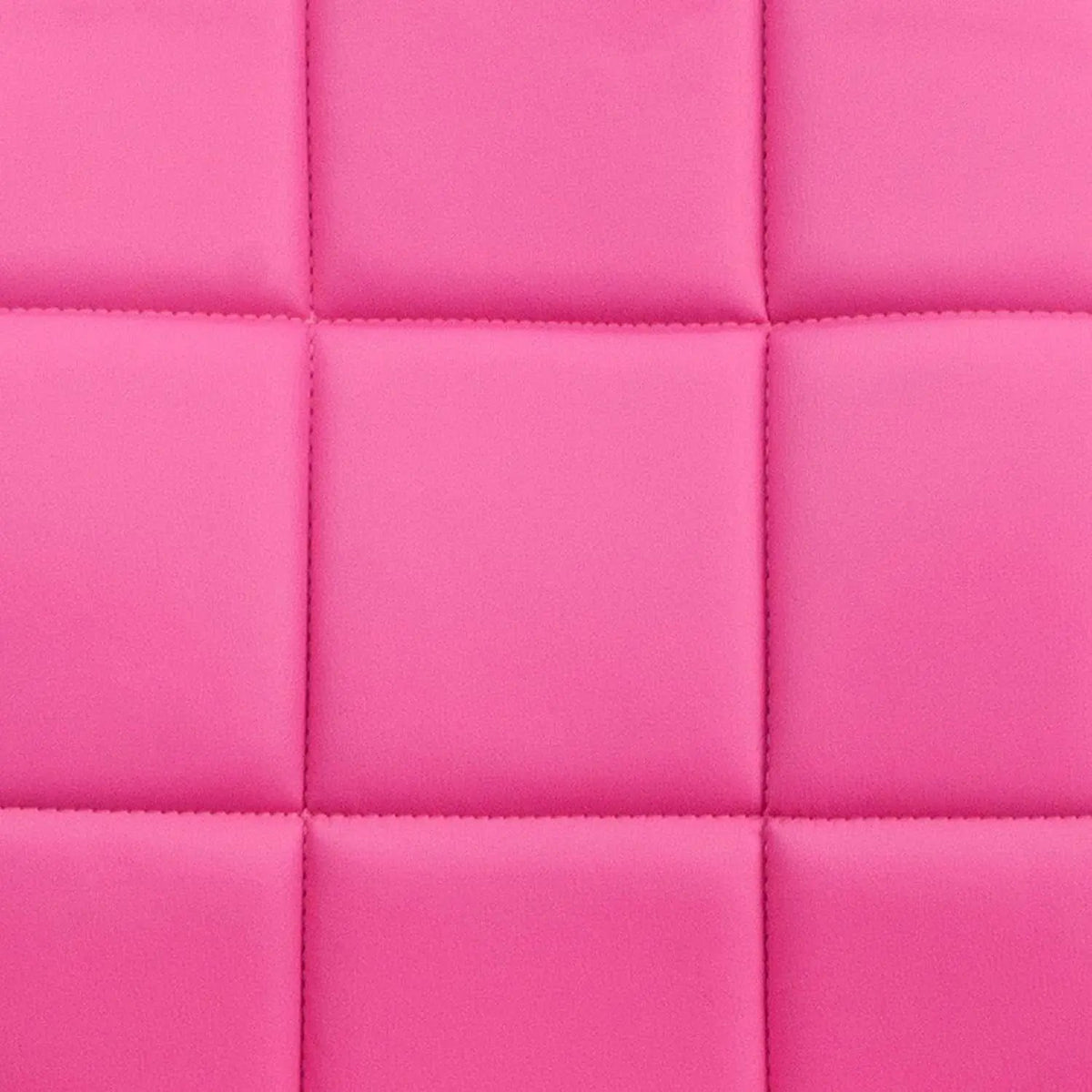 Clayton Pink Quilted Vinyl Mid-Back Swivel Office Chair from PriceLows™