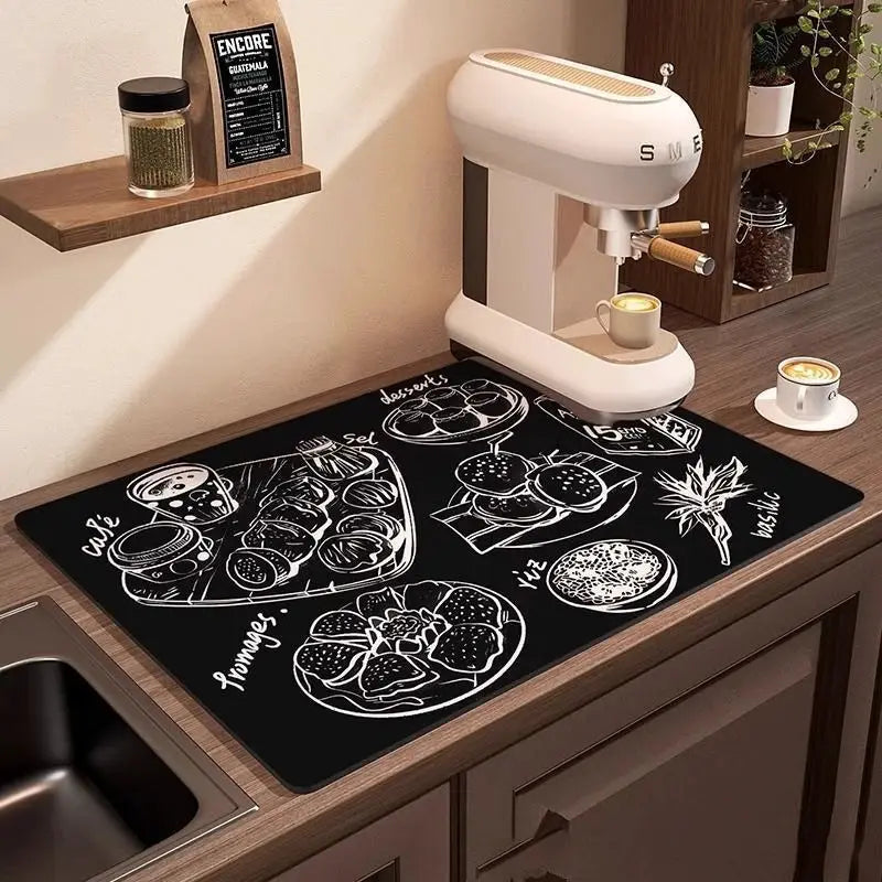 Coffee Machine Mat | Waterproof Rubber | PriceLows™