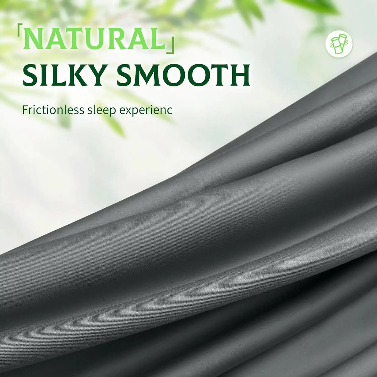Bamboo Sheets for Hot Sleepers, Extra Deep Pocket up to 24", Ultra Soft Cooling Bed Sheets with Silky Smooth Feel, Queen Size from PriceLows™