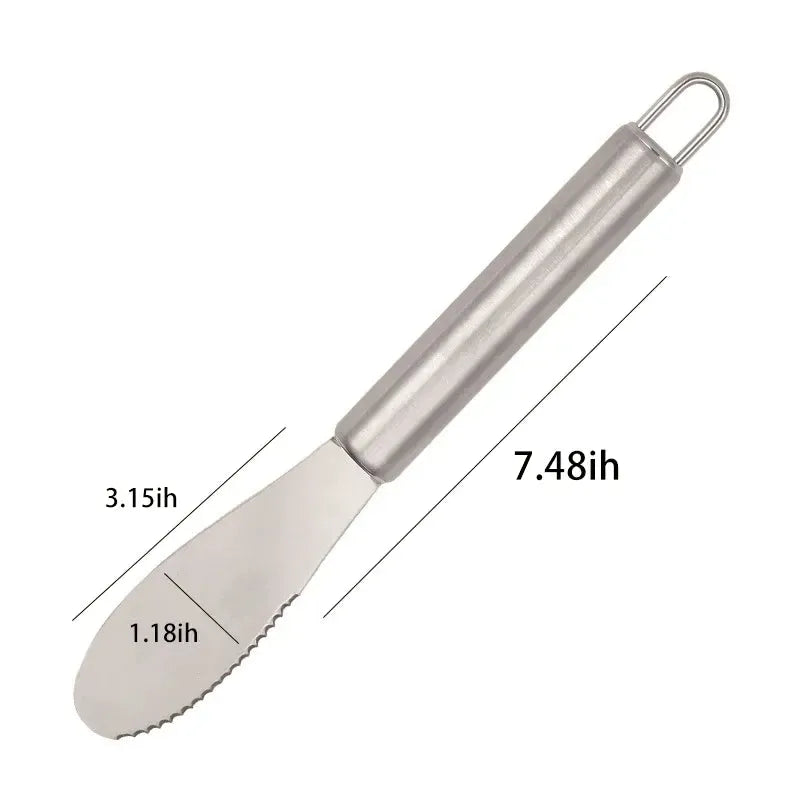 1Pcs Iron Spatula Durable for Cream Butter Jam Batter Mixing Scraping Baking Kitchen Tool from PriceLows™