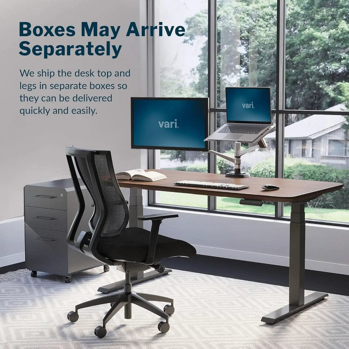Electric Standing Desk 60x30 Memory Presets Studio from PriceLows™
