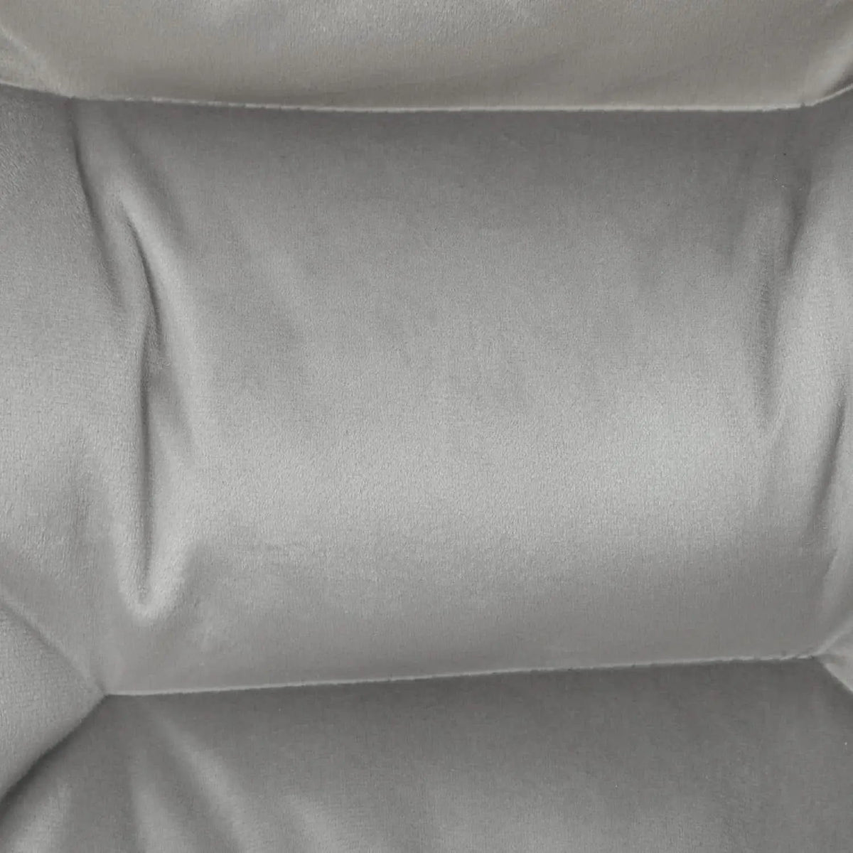 Fabric Lounge Chair With Ottoman Light Gray Overstuffed Padding from PriceLows™