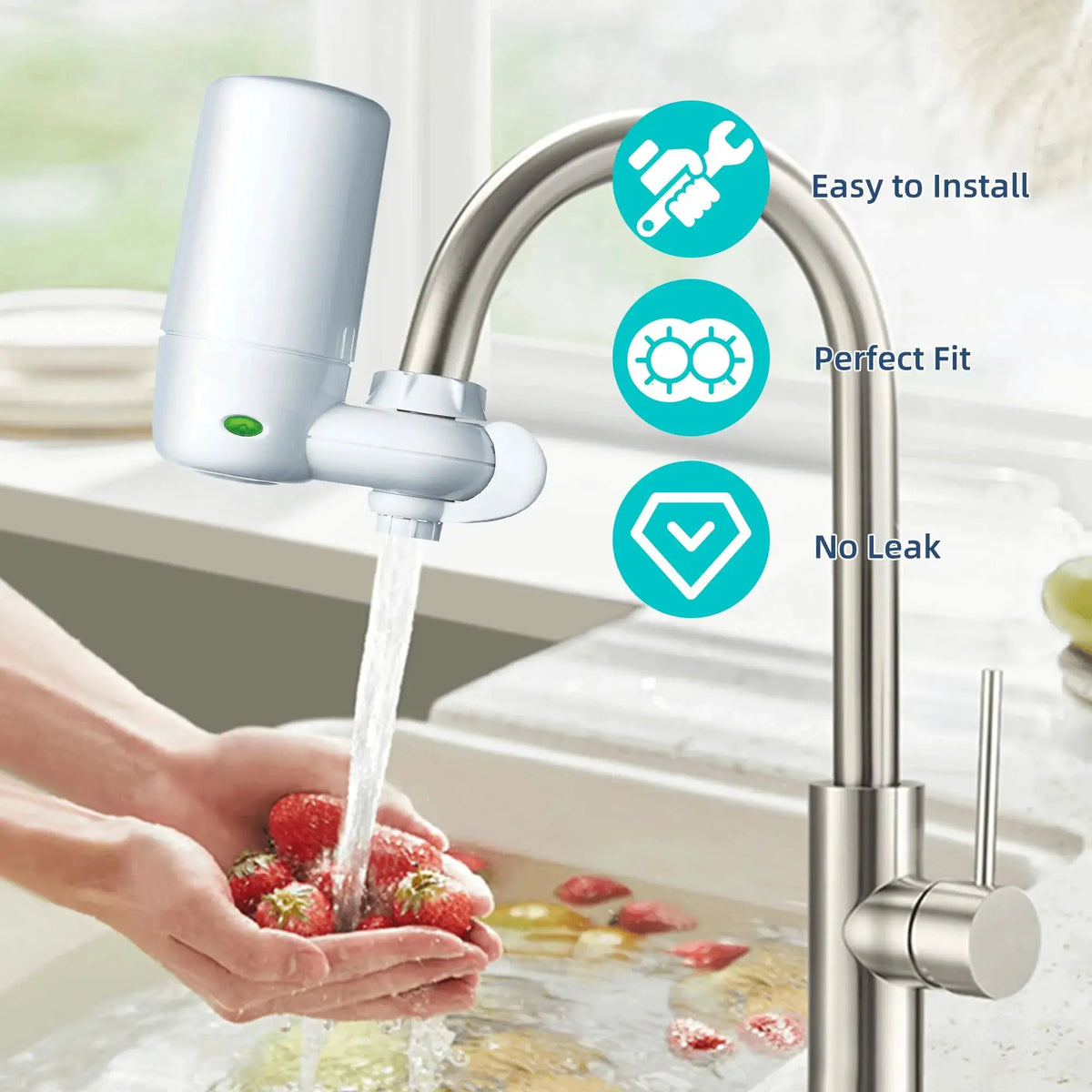 Faucet Water Filter | Brita Compatible | PriceLows™