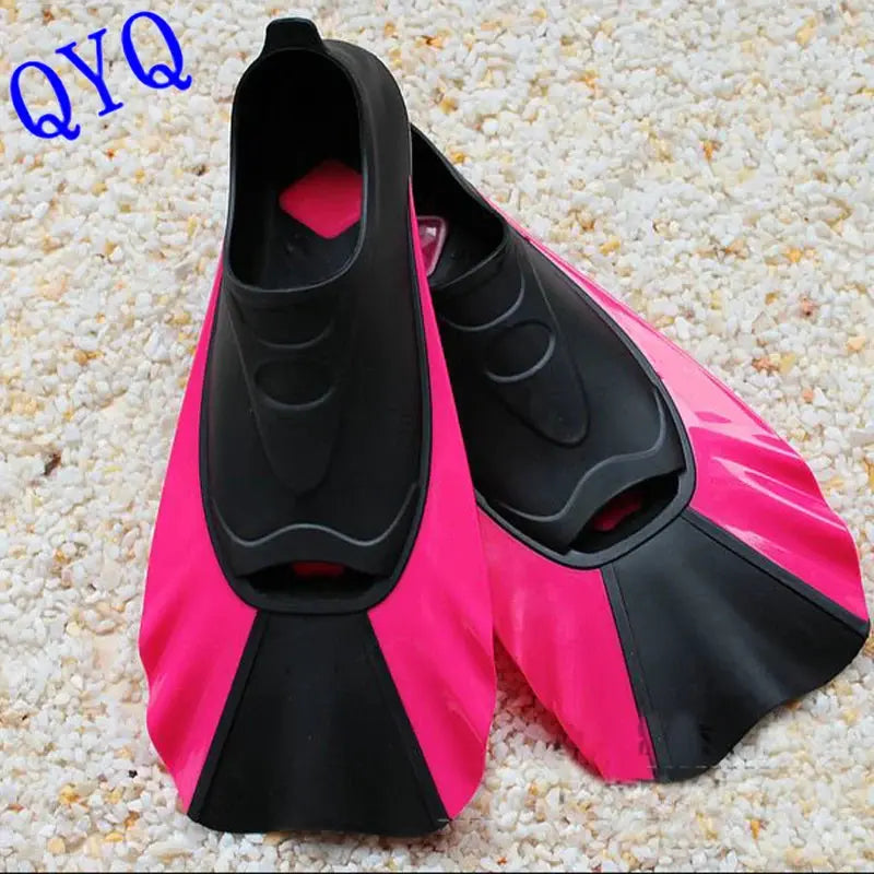 QYQ Silicone flippers for men, women and children frog shoes swimming snorkeling equipment from PriceLows™
