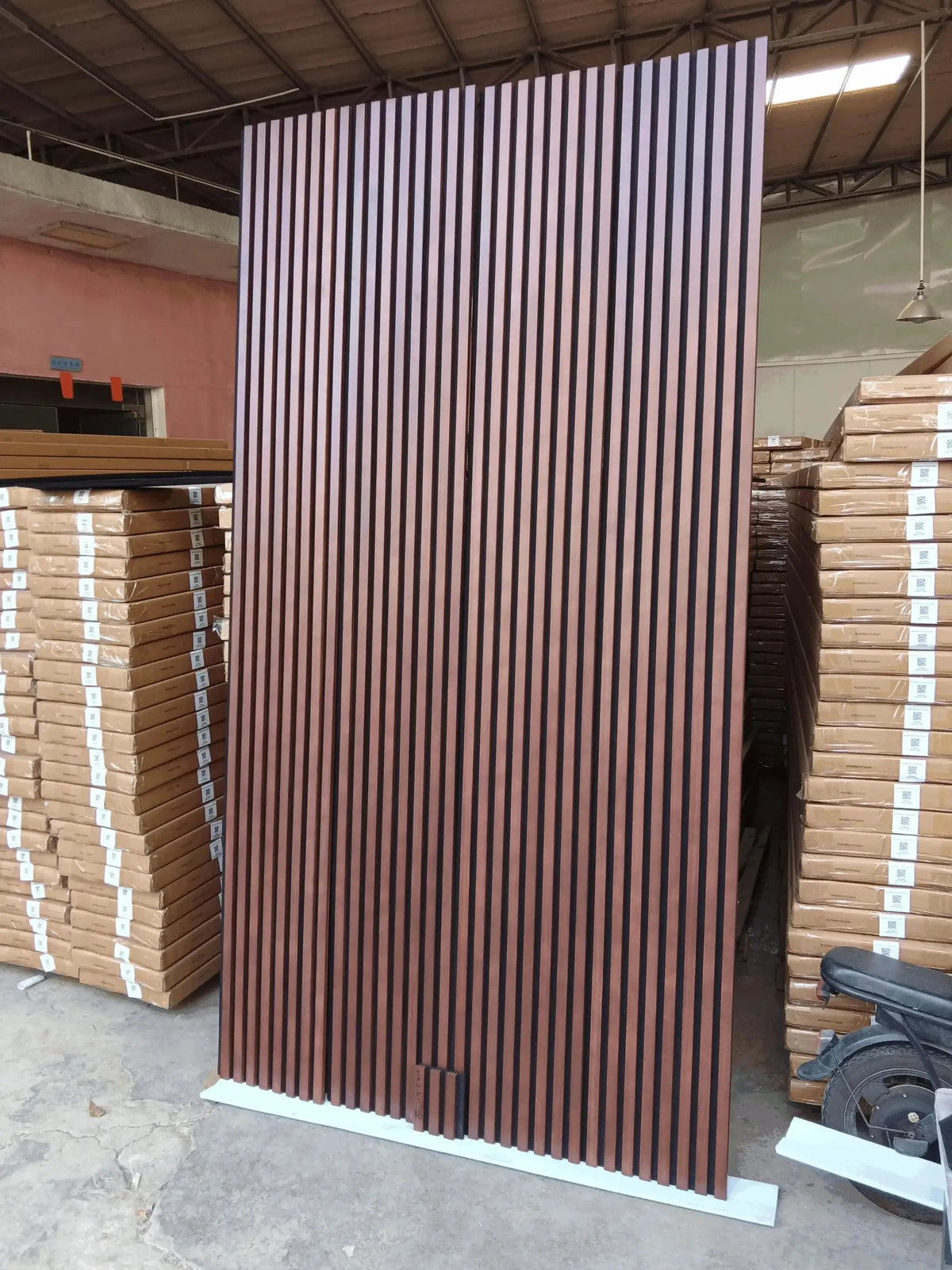 Acoustic Wood Wall Panels | Solid Wood | Slat Design | 2 Panels