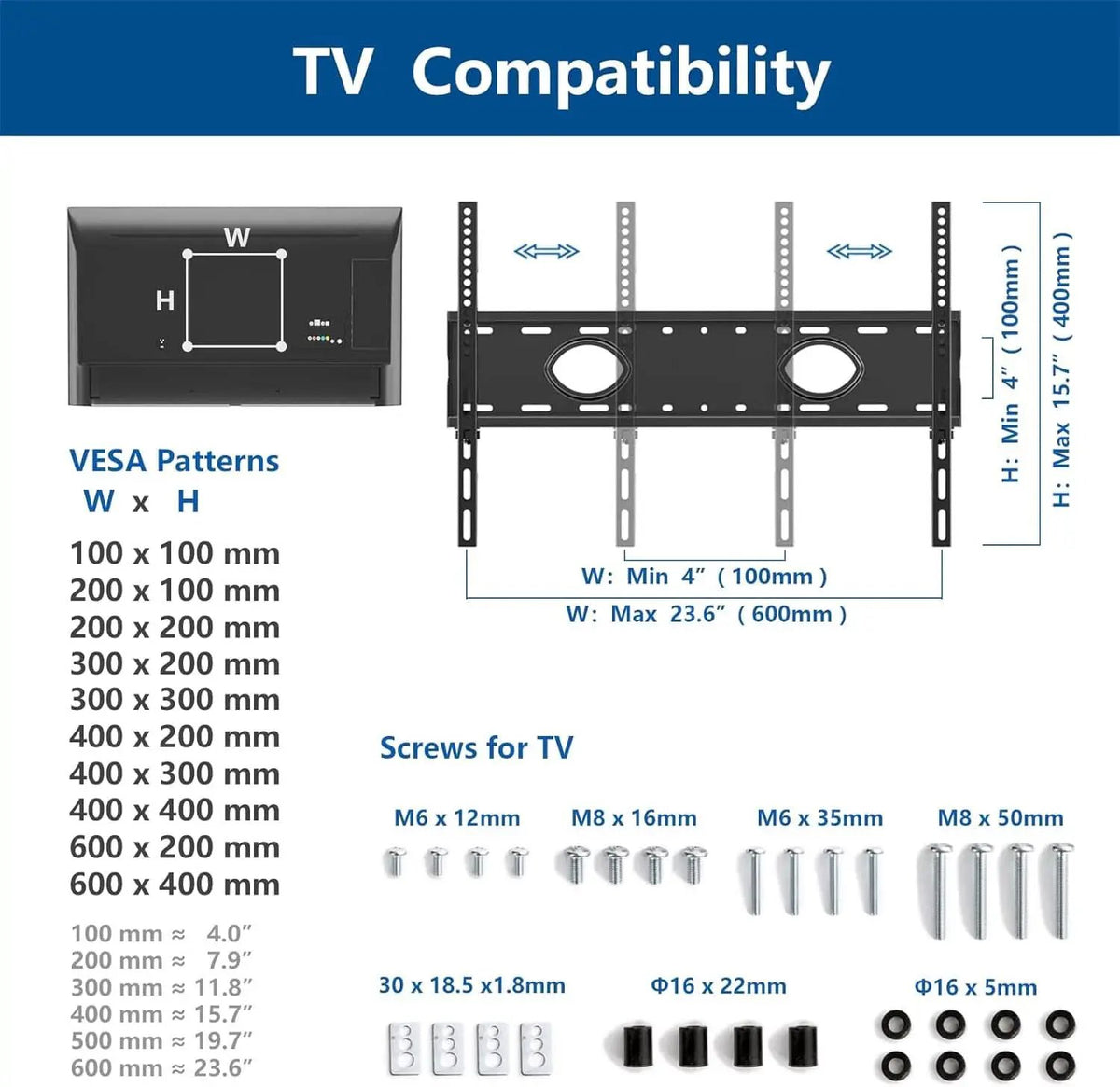 Height Adjustable Mobile TV Cart For 32 To 83 Inch Screens With Locking Wheels from PriceLows™