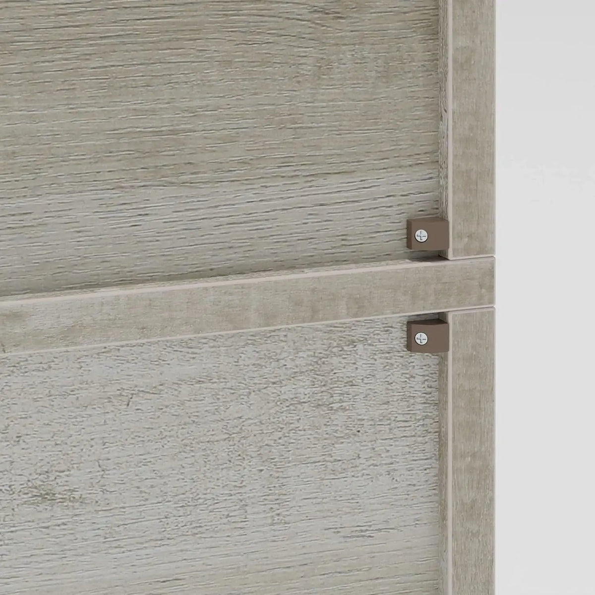 Industrial 70 Inch Tall Bookcase With Doors 6 Shelf Storage from PriceLows™