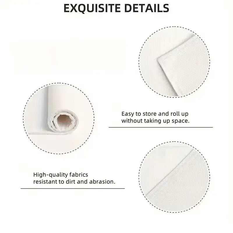Linen Table Mats | Waterproof Snow Print | PriceLows™