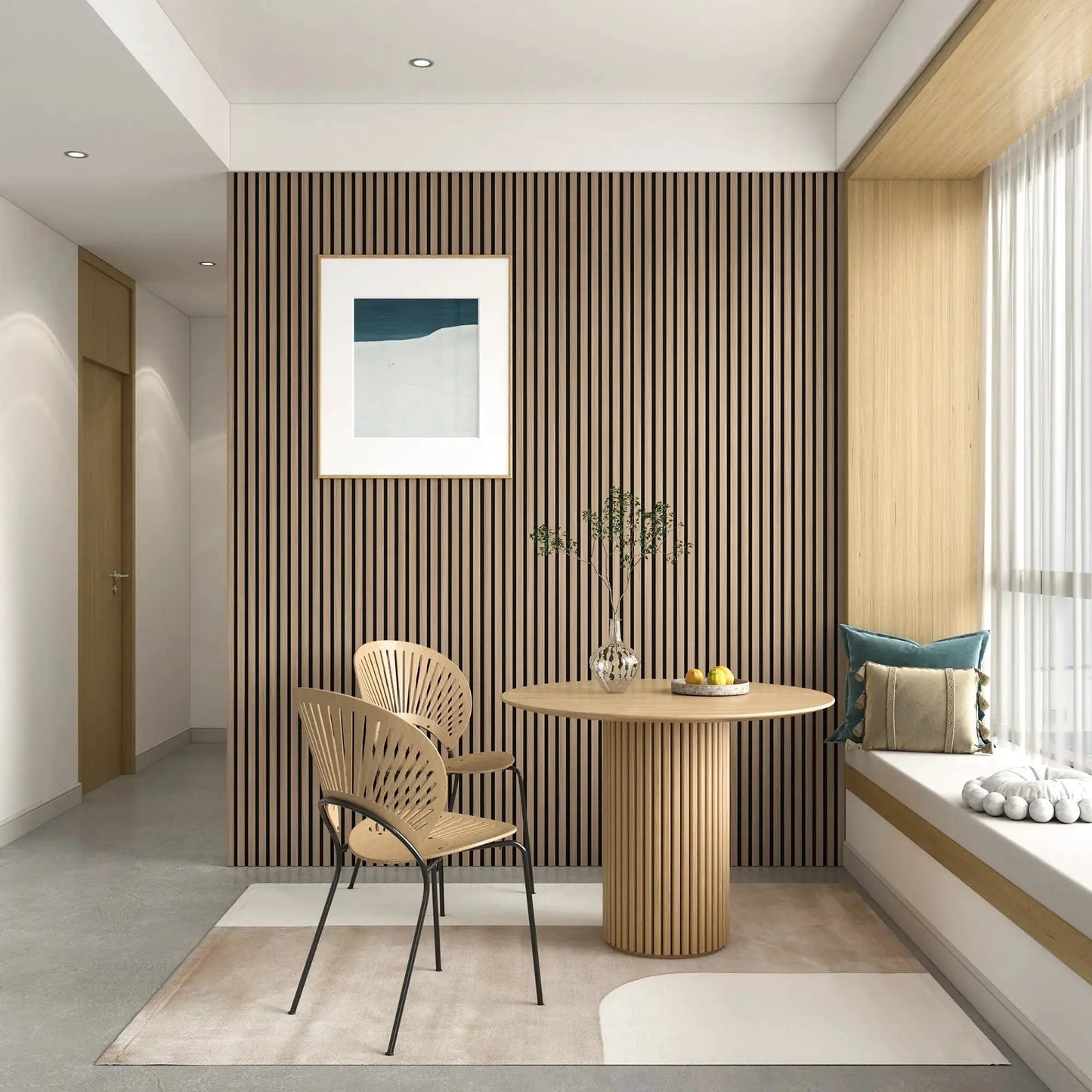 MDF Acoustic Slat Wood Wall Panels from PriceLows™
