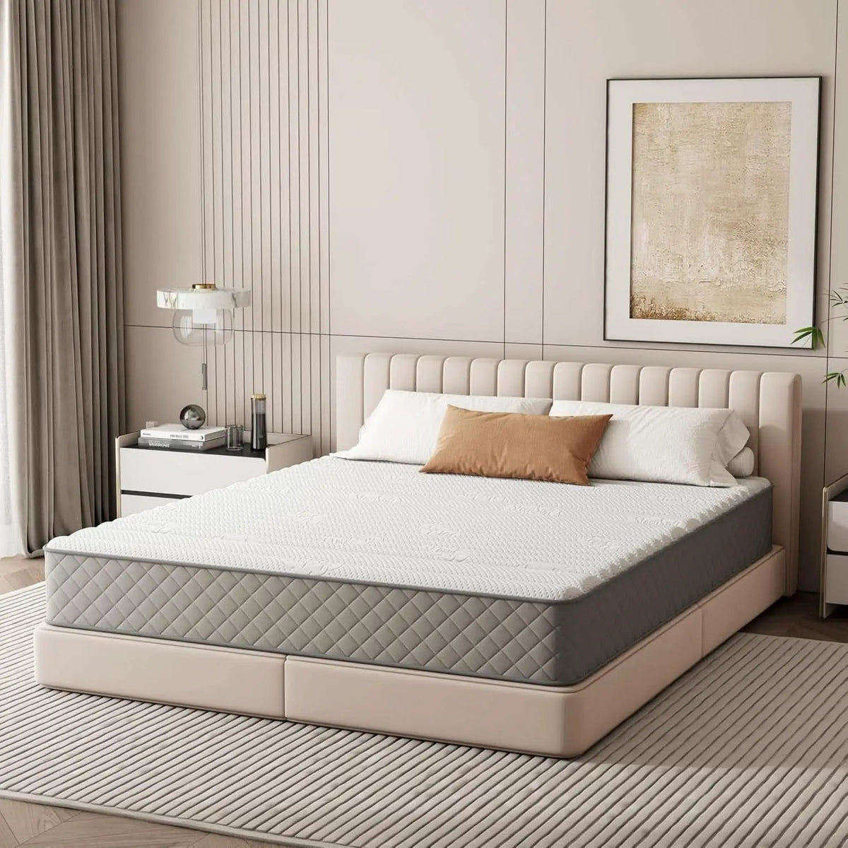 Full 10 Inch Hybrid Mattress With Cooling Gel Memory Foam from PriceLows™