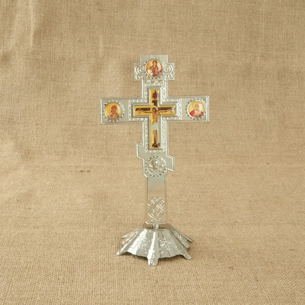 Orthodox Blessing Cross | Polished Gold Finish | PriceLows™