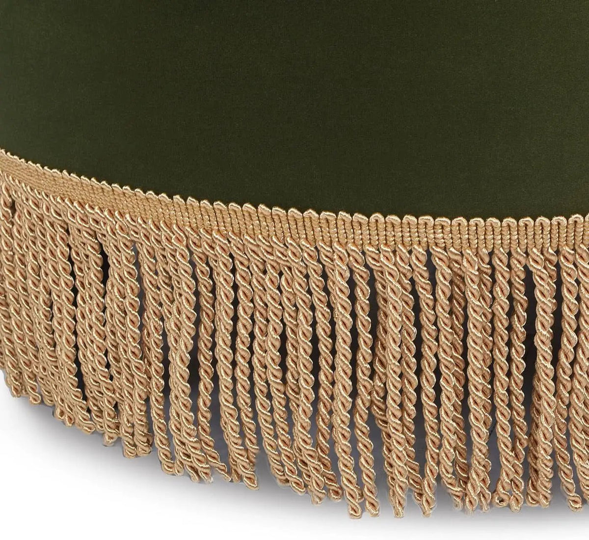 24 Inch Round PremiumQualityTextured Woven Upholstered Ottoman from PriceLows™