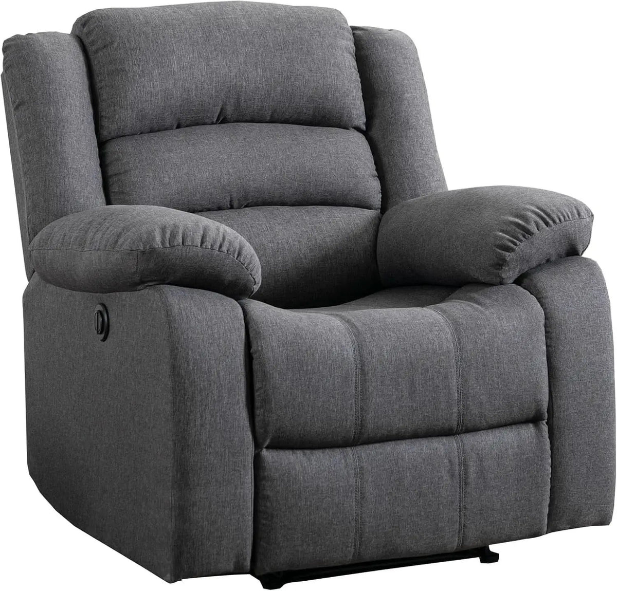 Oversized Grey Electric Recliner Chair For Living Room from PriceLows™
