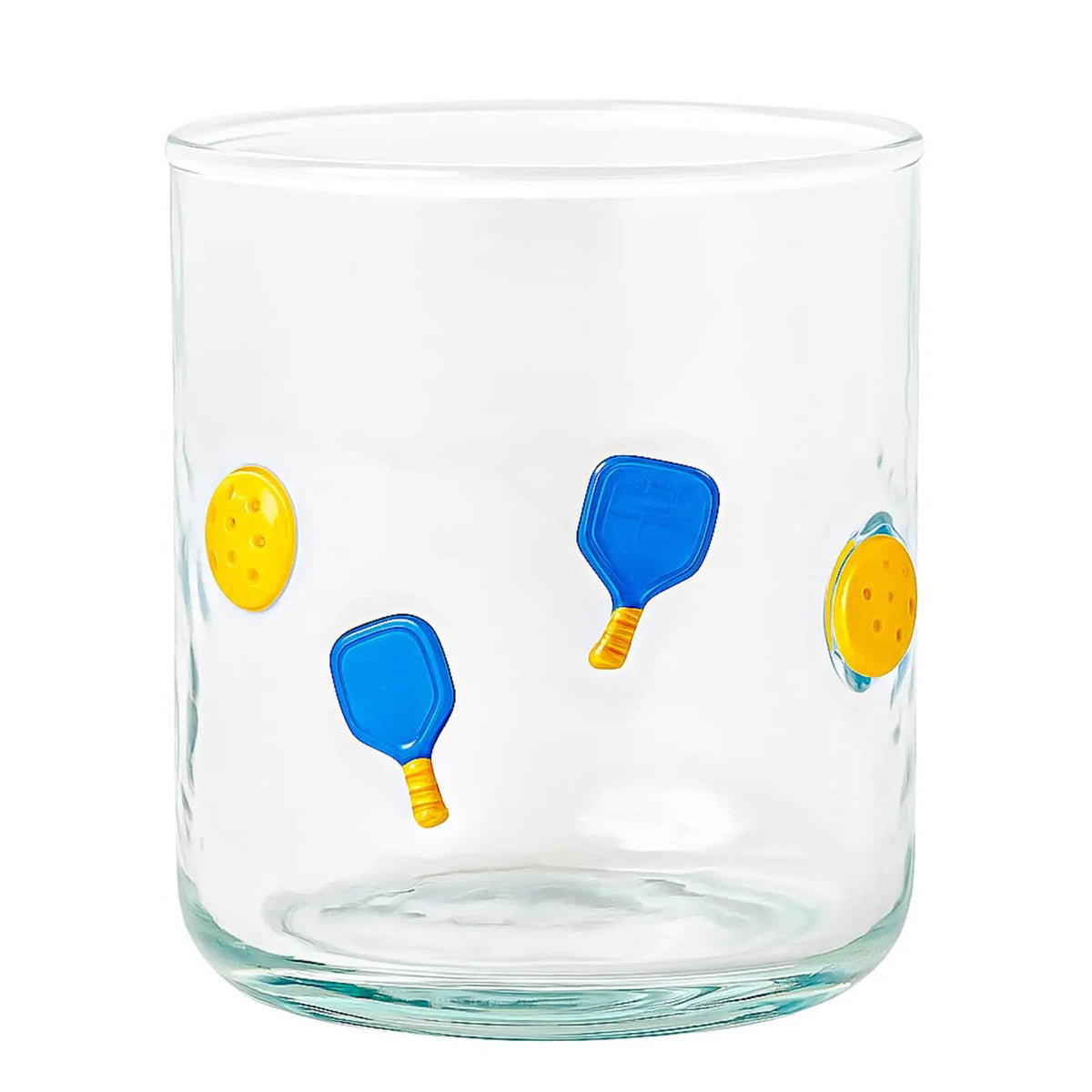 Khen Set of 2 Pickleball Paddle Icon Juice Glass Athletic Sports Cup 14.8oz from PriceLows™