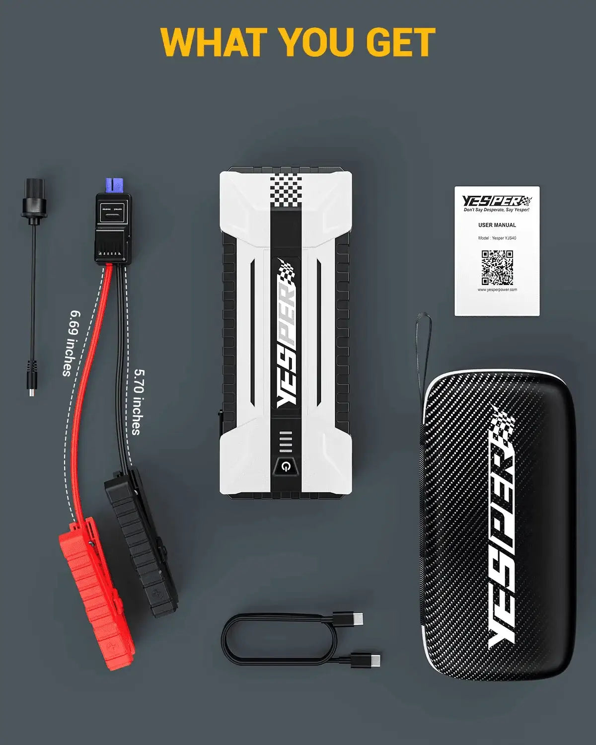 Portable Car Jump Starter | 600A Peak | PriceLows™
