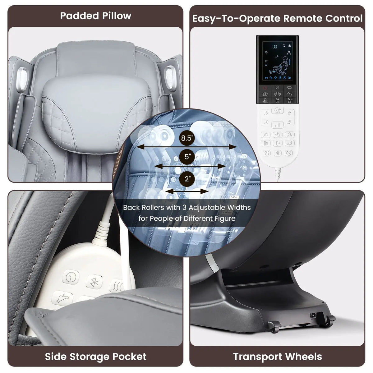 Full Body Massage Chair | 49in SL Track | Heat Therapy | Advanced Airbags