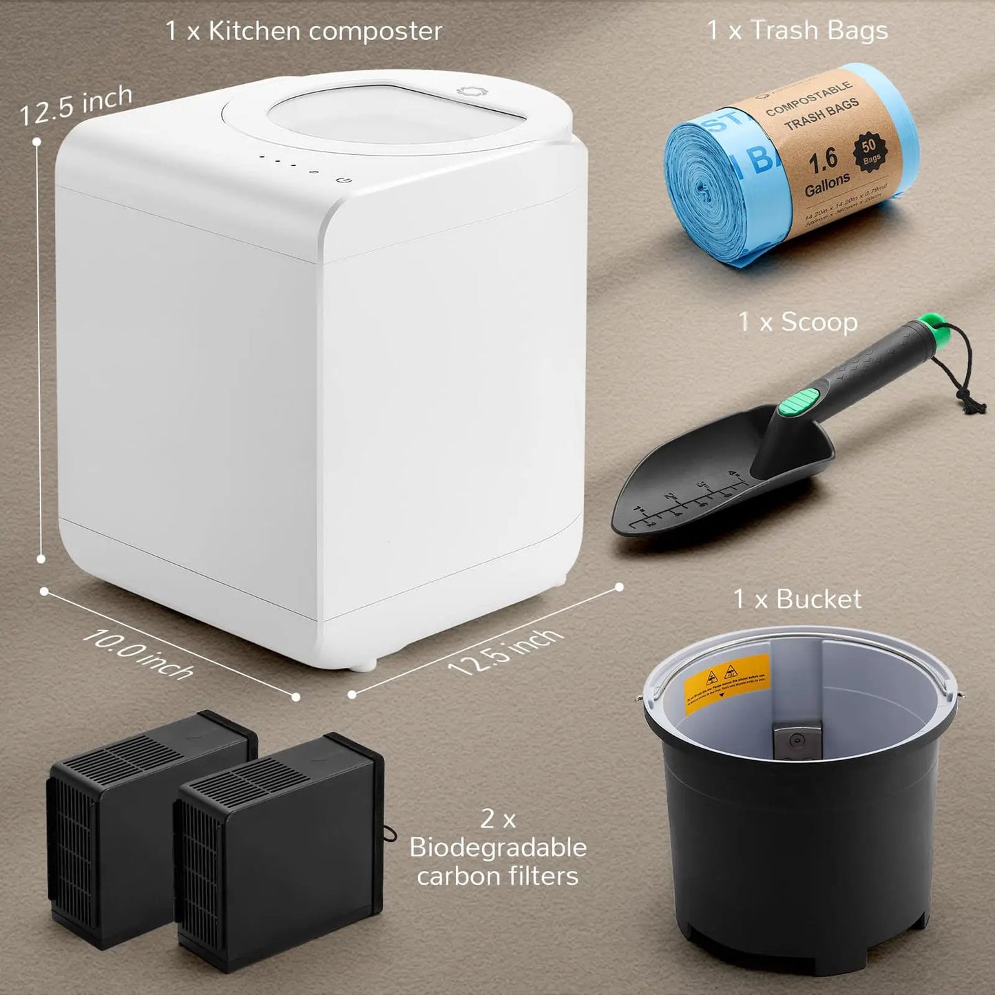 Revive Electric Kitchen Composter, Visual Version from PriceLows™