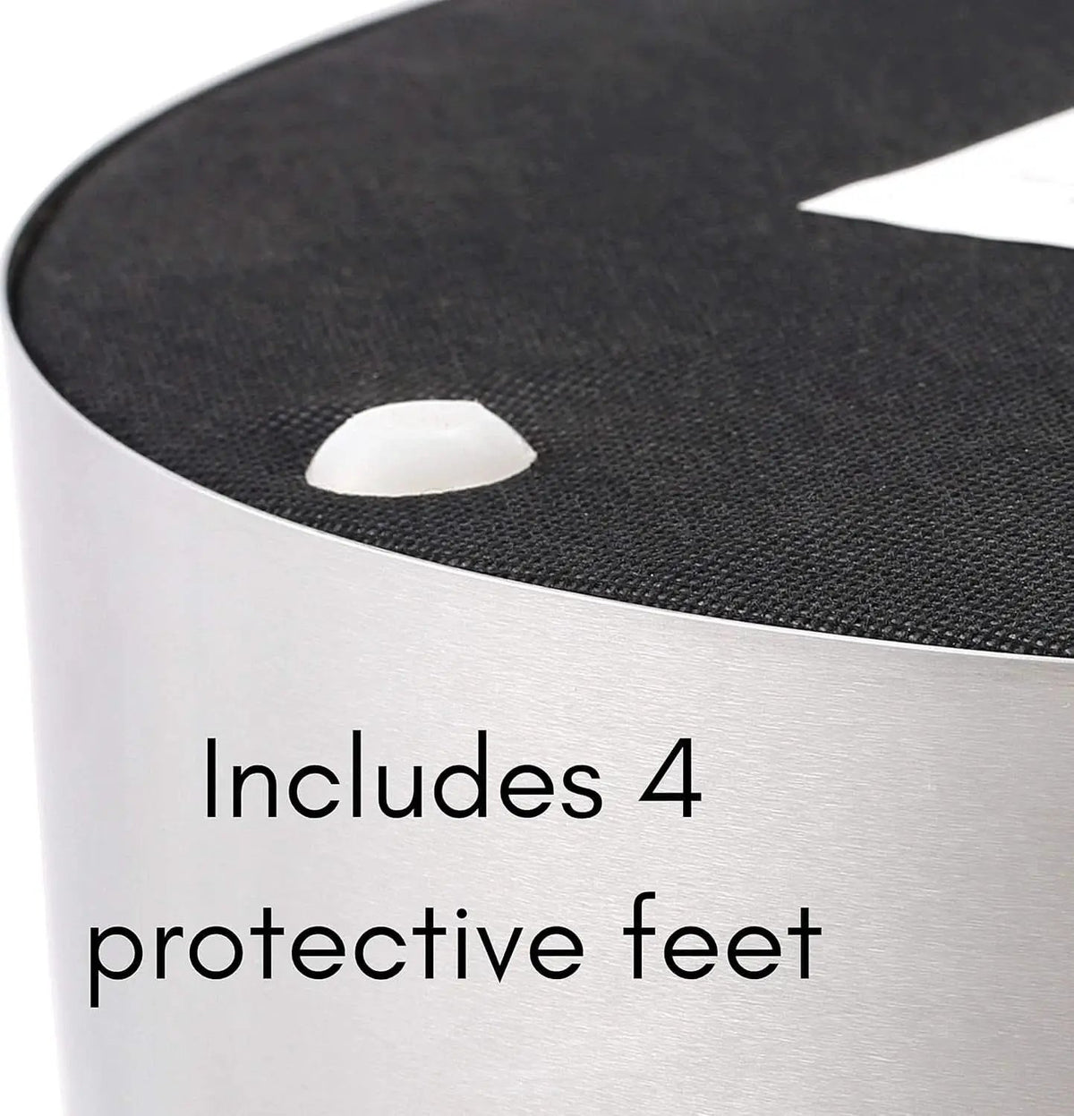 Sleek Round Ottoman Foot Stool Blue Memory Foam Padding from PriceLows™