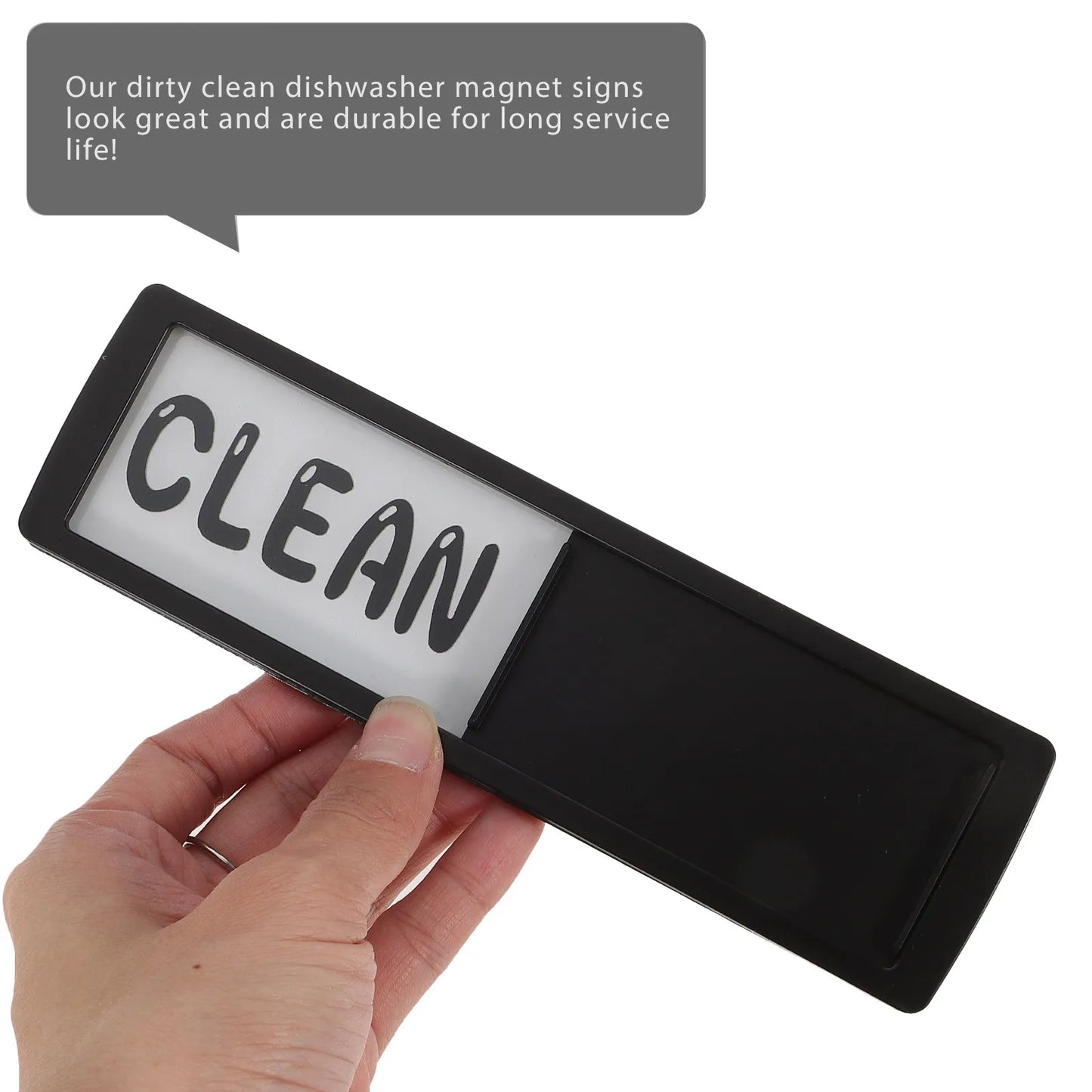 Dishwasher Magnet Sign | Adhesive Backing | Clean Dirty Indicator | Standard