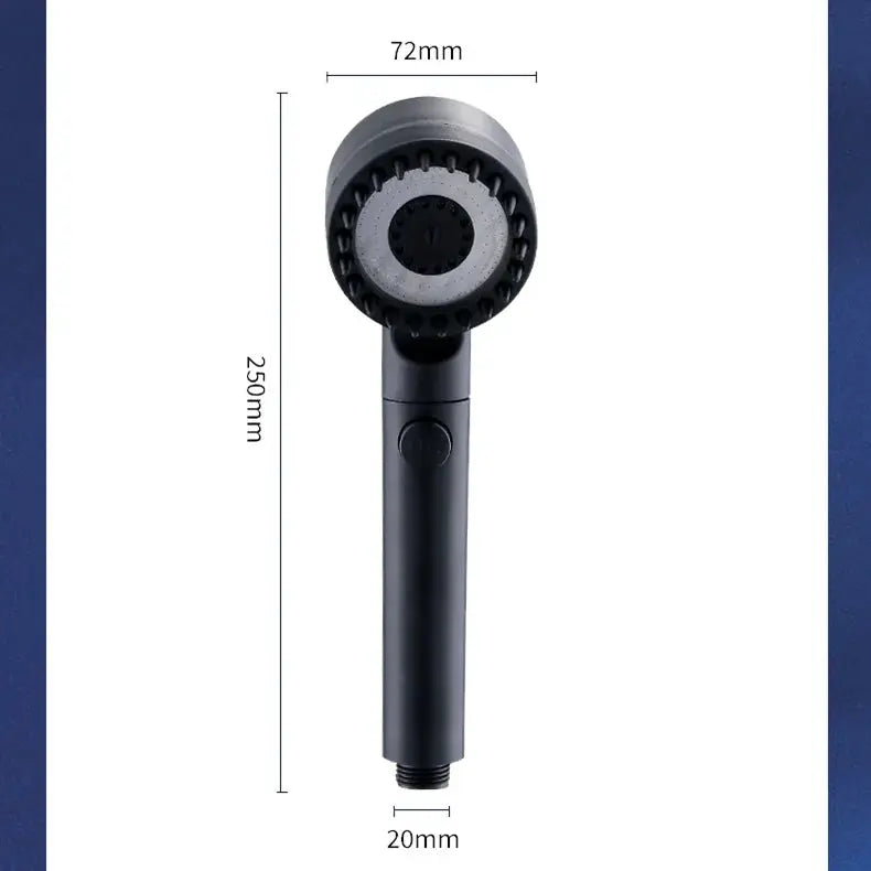 High Pressurized Filter Shower Head 3-mode Adjustable Spray with Massage Brush Rain Faucet Bathroom Accessories from PriceLows™