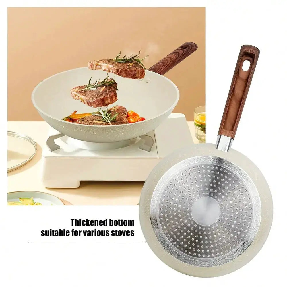 Nonstick Cookware Set | 7-Piece | Aluminum | 9.8in Fry Pan, 8.3in Sauce Pan