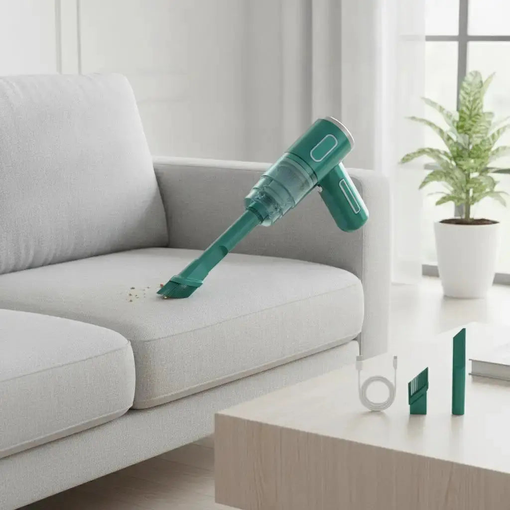 Cordless Car Vacuum Cleaner | 60W High Suction | Rechargeable Handheld