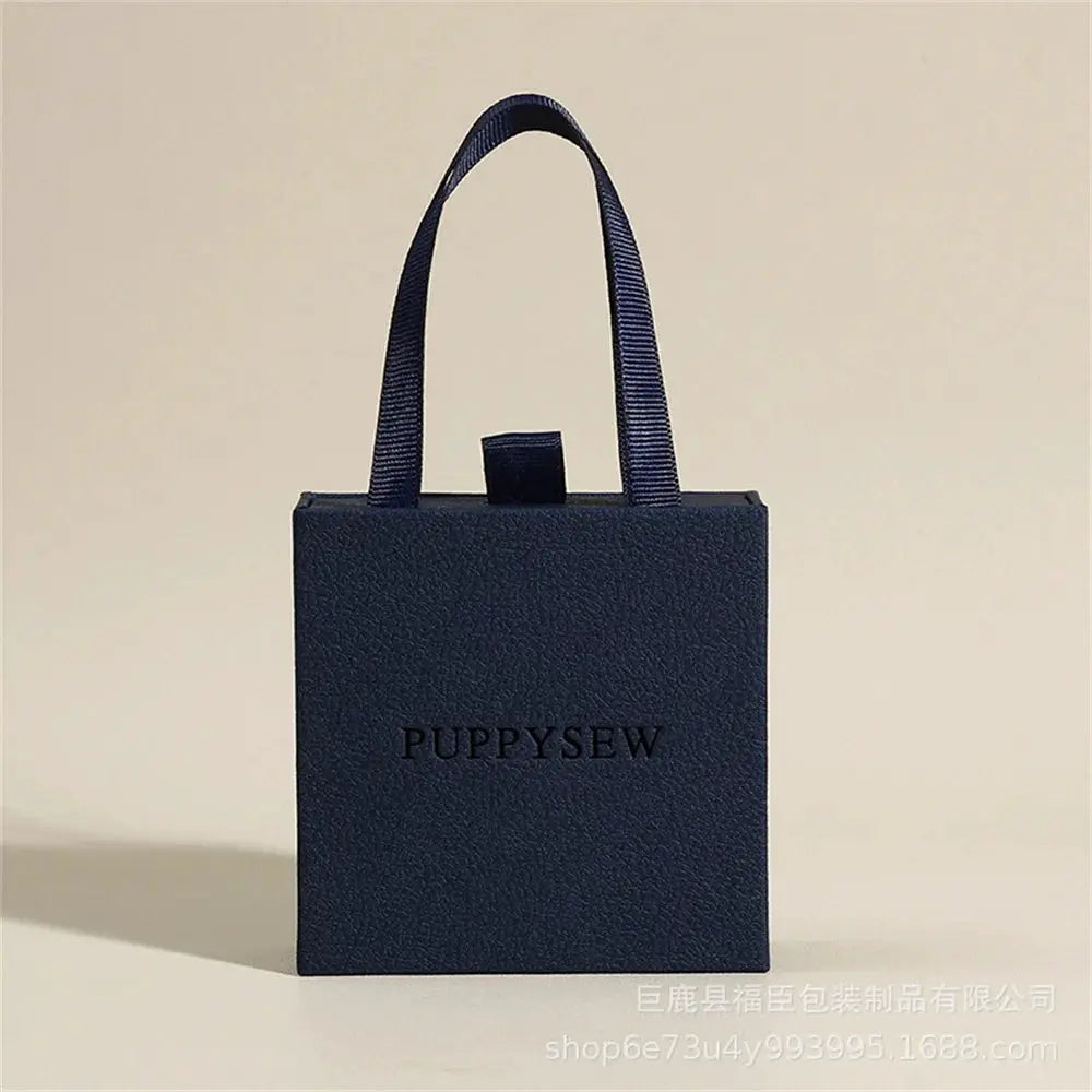 1PC Thick Kraft Paper Drawer Jewelry Box Portable Ring Necklace Bracelet Earrings Gift Display Case Packaging Boxes Cardboard from PriceLows™