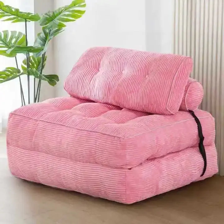 Foldable Sofa Lounger | 1.9m Length | Velvet Fabric | 6 Colors from PriceLows™