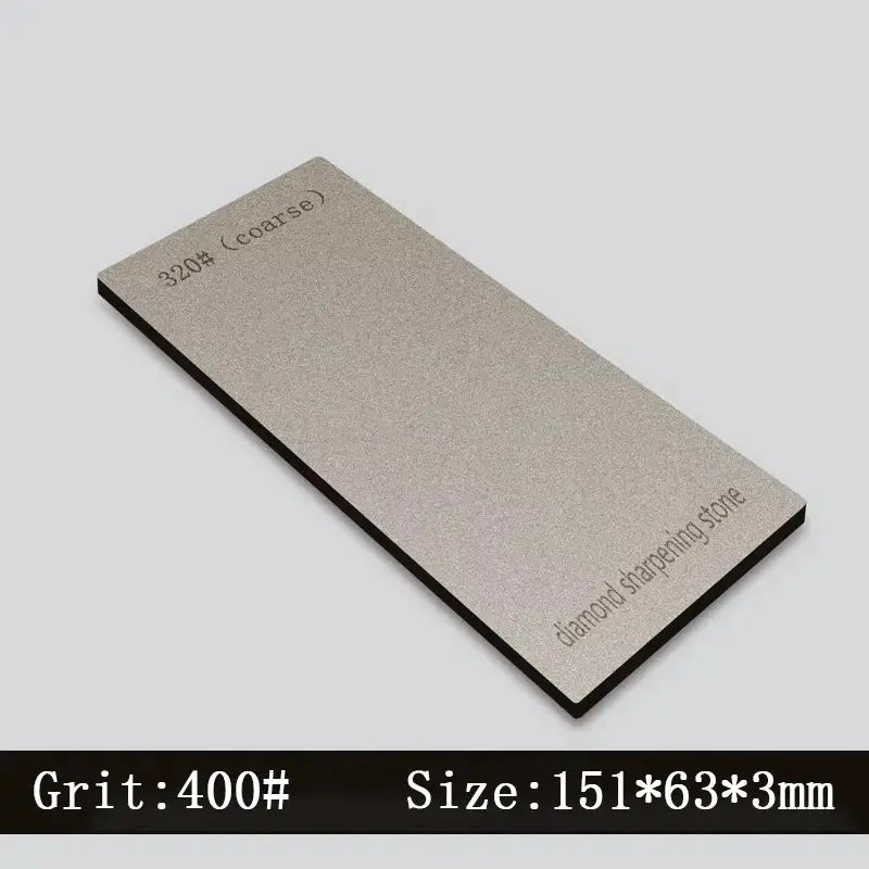 Diamond Sharpening Stone | 80-3000 Grit | 230x80mm Hard Base Non-slip