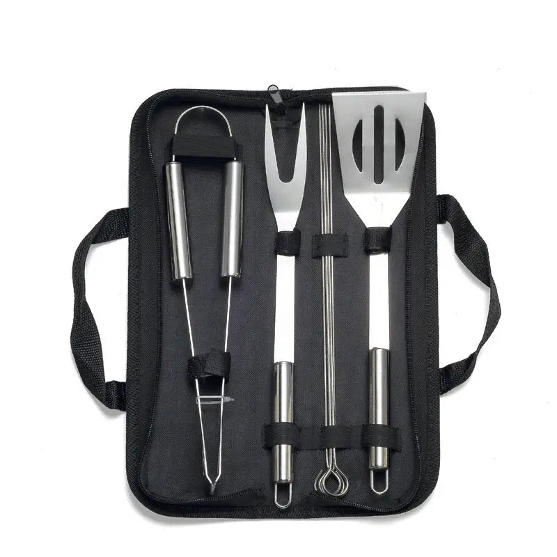 BBQ Grill Utensil Set | Stainless Steel | Portable | Case Included