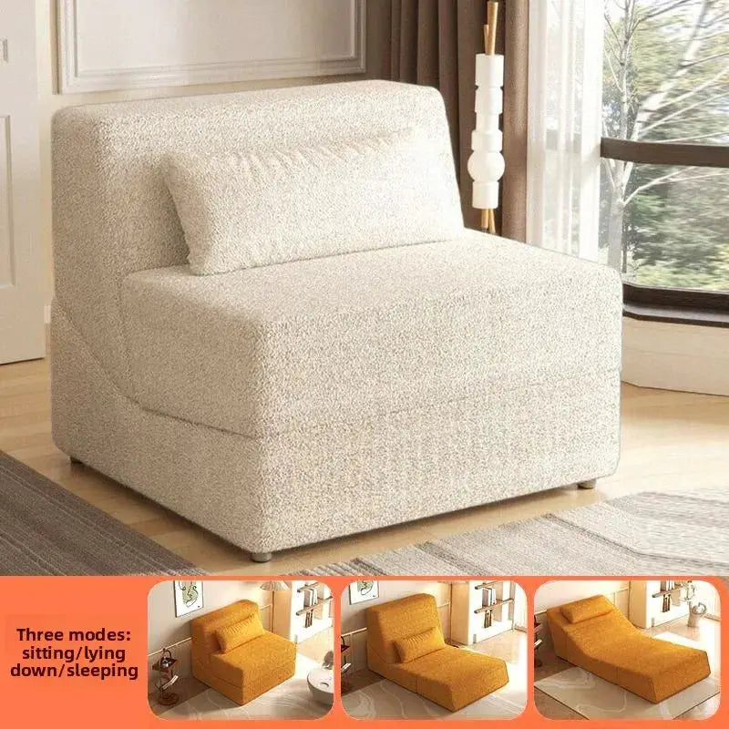 Folding Sofa Bed FurnitureConvertible Adjustable Recliner Small Space Furniture Lounge for Living Room Dormitory Home Compact from PriceLows™