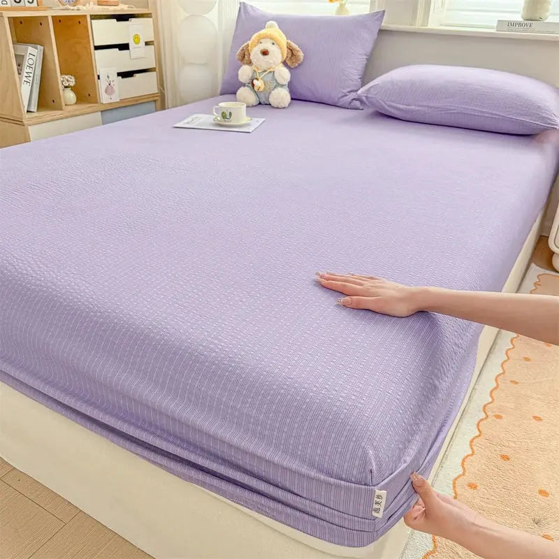 Spring & Summer New Arrival – Puff Chiffon Printed Fitted Bed Sheet for Girls / Kids / Bedroom Decor from PriceLows™