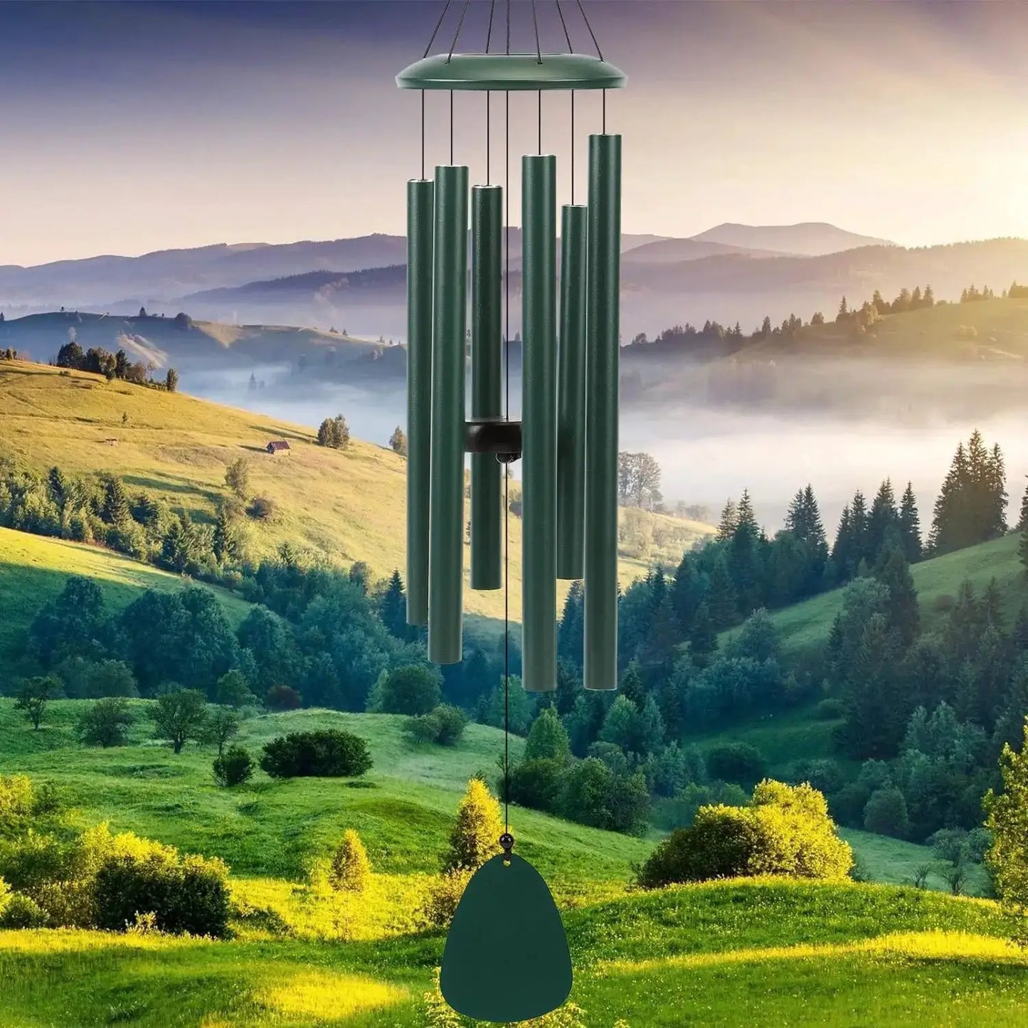 26 Inch Outdoor Wind Chimes Create an Atmosphere for Outdoor Decoration of Farmhouses Terraces Gardens Front Porch and Balconies from PriceLows™