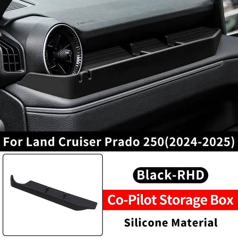 For Toyota Land Cruiser Prado 2024-2025 LC250 1st Edition 1958 J250 Silicone Storage Box & Dashboard Organizer Mat, Car Interior from PriceLows™